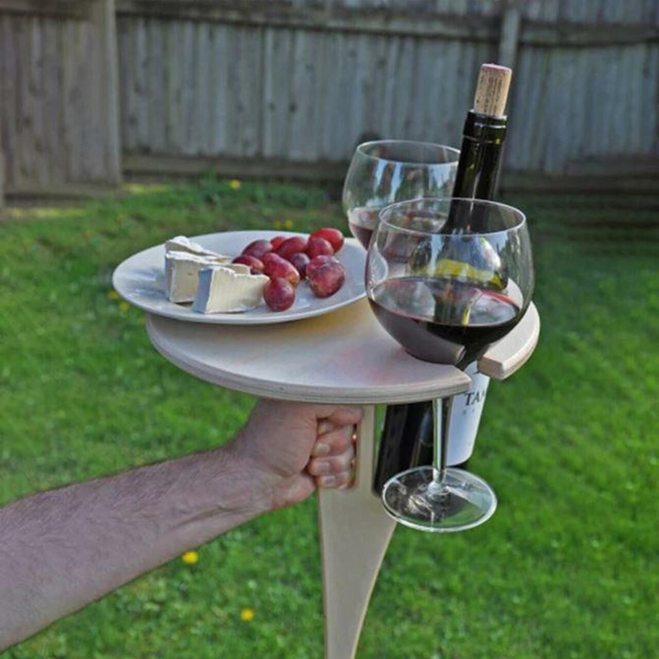 (Copy) Mini Table à Vin Pliante Pour jardin, plage